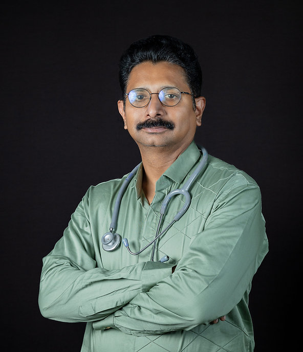 Portrait of Dr. M. Rajaram, Anaesthesiology